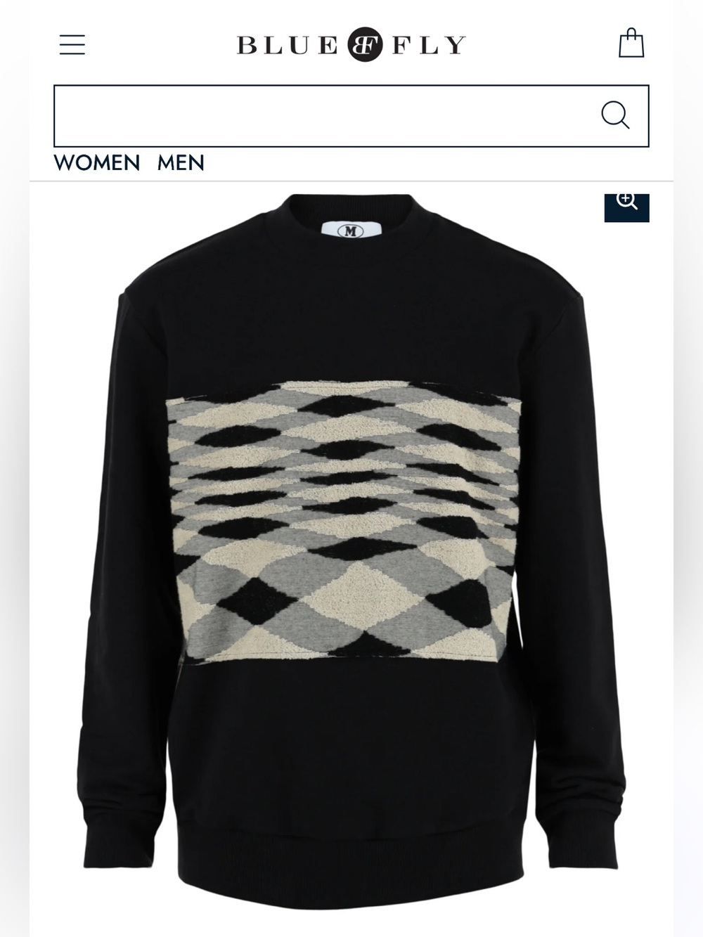 NWT MISSONI MENS ZIG ZAG CREWNECK SWEATSHIRT Size M